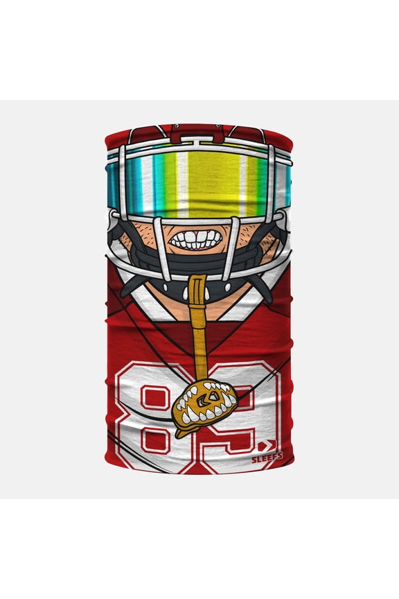 Football Player Red Maroon Neck Gaiter