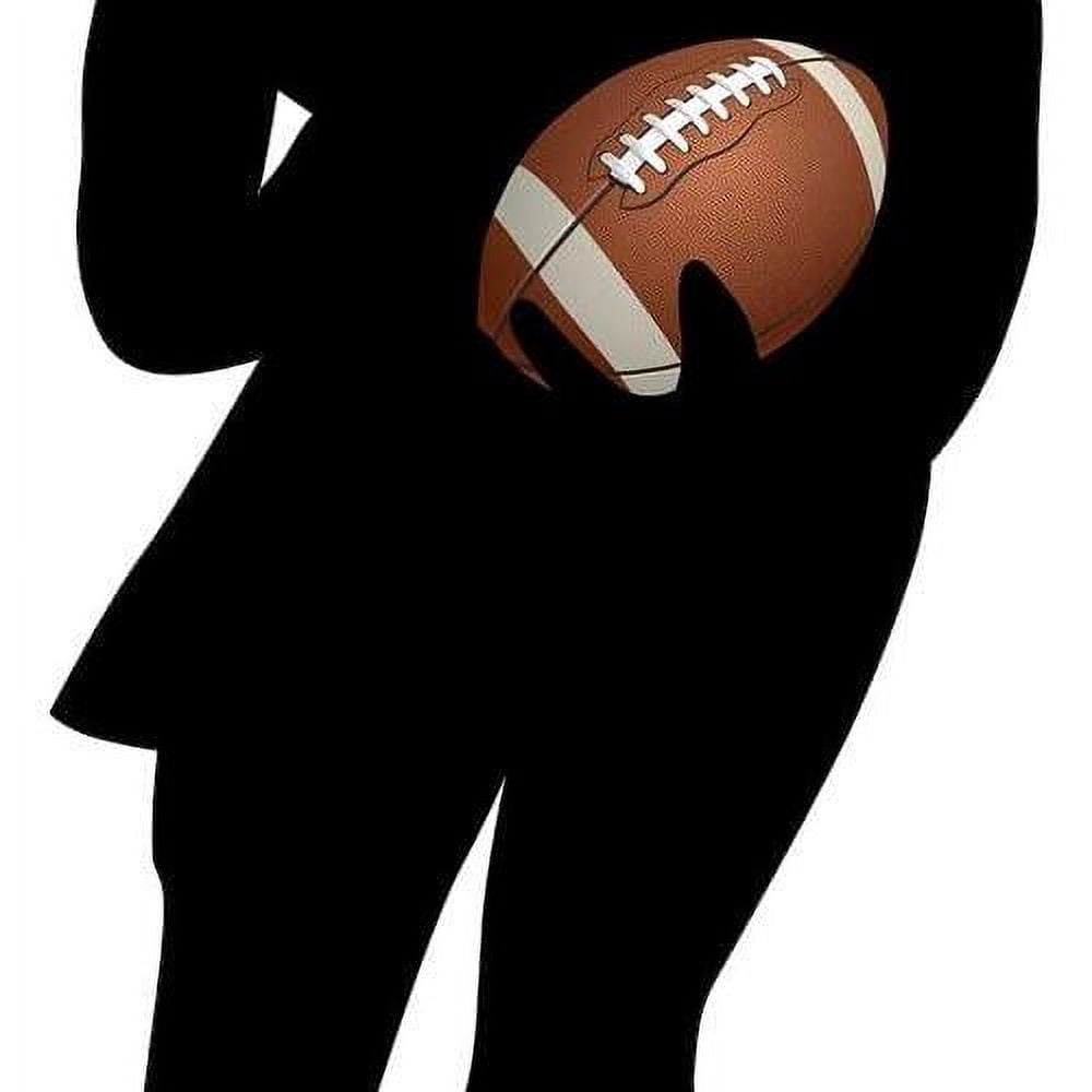 Football Player Runningback Silhouette Life Size Cardboard Cutout ...