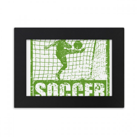 Football Player Scores Goal Football Desktop Photo Frame Ornaments Picture Art Painting