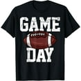thumbnail image 1 of Football Player Vintage Gift T-Shirt Black Large, 1 of 4