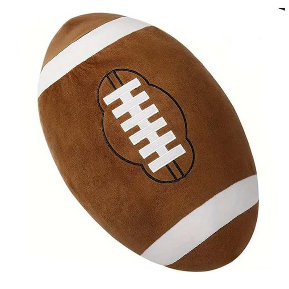 Football Plush Pillow Doll, Soft Comfortable Ball Decoration, Stuffed Football Throw Pillow Gift, Simulation Football Pillow Cushion Doll for Home Office Party Holiday Ornament, 30cm