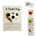 thumbnail image 1 of Football Pocket Hug with Gift Card, Baseball Pocket Hug Token, Christmas Gift for Basketball Lovers Close Ones, Emotional Support Heart-Shaped Presents, 1 of 7