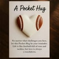 thumbnail image 1 of Football Pocket Hug with Gift Card, Heart-Shaped Sport-Themed Pocket Hug Collection,Sports Themed Encouragement Gifts "Love Never Gets Lost" Gifts For Sports Enthusiasts Friends, 1 of 6