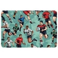 thumbnail image 1 of Football Polyester Chair Rugs, Game Mat, Outdoor Carpet - Non-Slip, Machine Washable, 1 of 6