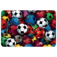 thumbnail image 1 of Football Polyester Indoor Mat Non-Slip Area Rug Chair Rugs Machine Washable, 1 of 6