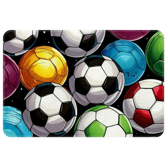 Football Polyester Indoor Mat Office Floor Mat Non-Slip Machine Washable