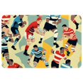 thumbnail image 1 of Football Polyester Non-Slip Indoor Mat Door Rugs Game Mat - Machine Washable, 1 of 6