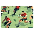 thumbnail image 1 of Football Polyester Non-Slip Machine Washable Bath Rug Door Carpet Chair Rug, 1 of 6