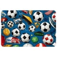 thumbnail image 1 of Football Polyester Non-Slip Machine Washable Bath Rugs Office Mat Floor Mats, 1 of 1