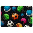 thumbnail image 1 of Football Polyester Non-Slip Machine Washable Door Rugs Indoor Rug Game Mat, 1 of 6