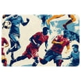 thumbnail image 1 of Football Polyester Non-Slip Machine Washable Floor Mats & Door Mat Chair Rug, 1 of 6