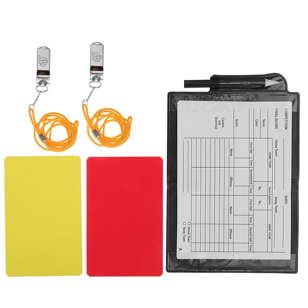 Football Portable Referee Wallet Standard Referee Cards Professional