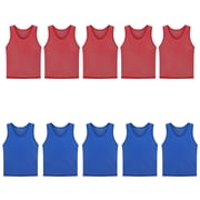 Football Practice Vests Moisture Wicking Meshes for Team Sports Adults Kids