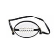 thumbnail image 1 of Football Purse with Charm, Clear Game Day Crossbody Bag Clutch with Adjustable Shoulder Trap, Game Day Bag, Novelty Clutch, for Stadium Events - Black, 1 of 5