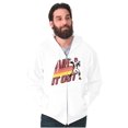 thumbnail image 1 of Football Quarterback Air It Out Zip Hoodie Sweatshirt Men Brisco Brands L, 1 of 6