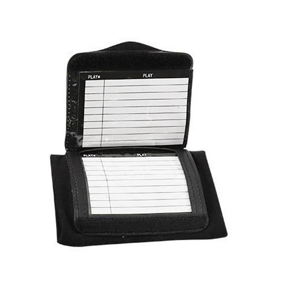 Football Quarterback Triple Insert Playbook Wristband Play HOTS Multi-Sport