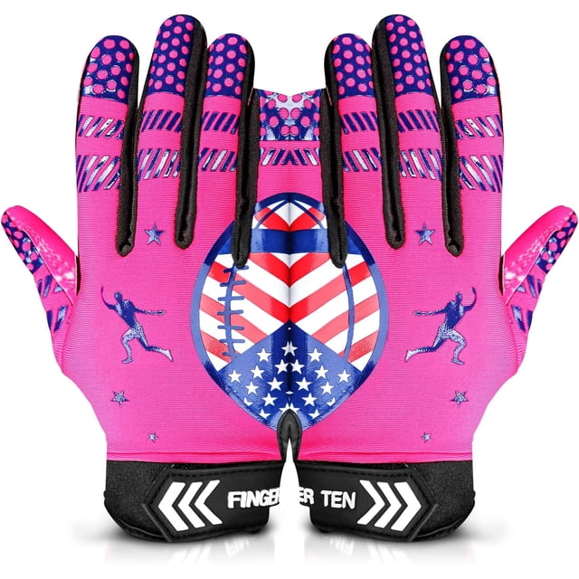 Football Receiver Gloves Youth Receiving Gloves Pro 3.0 Durable ...