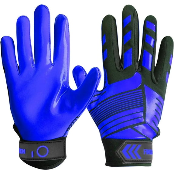 Football Receiver Gloves Youth Upgrade Durable Breathable Flexible Receiving Gloves Gift for Kids Boys Girls Size Fit Small Large Medium X-Large
