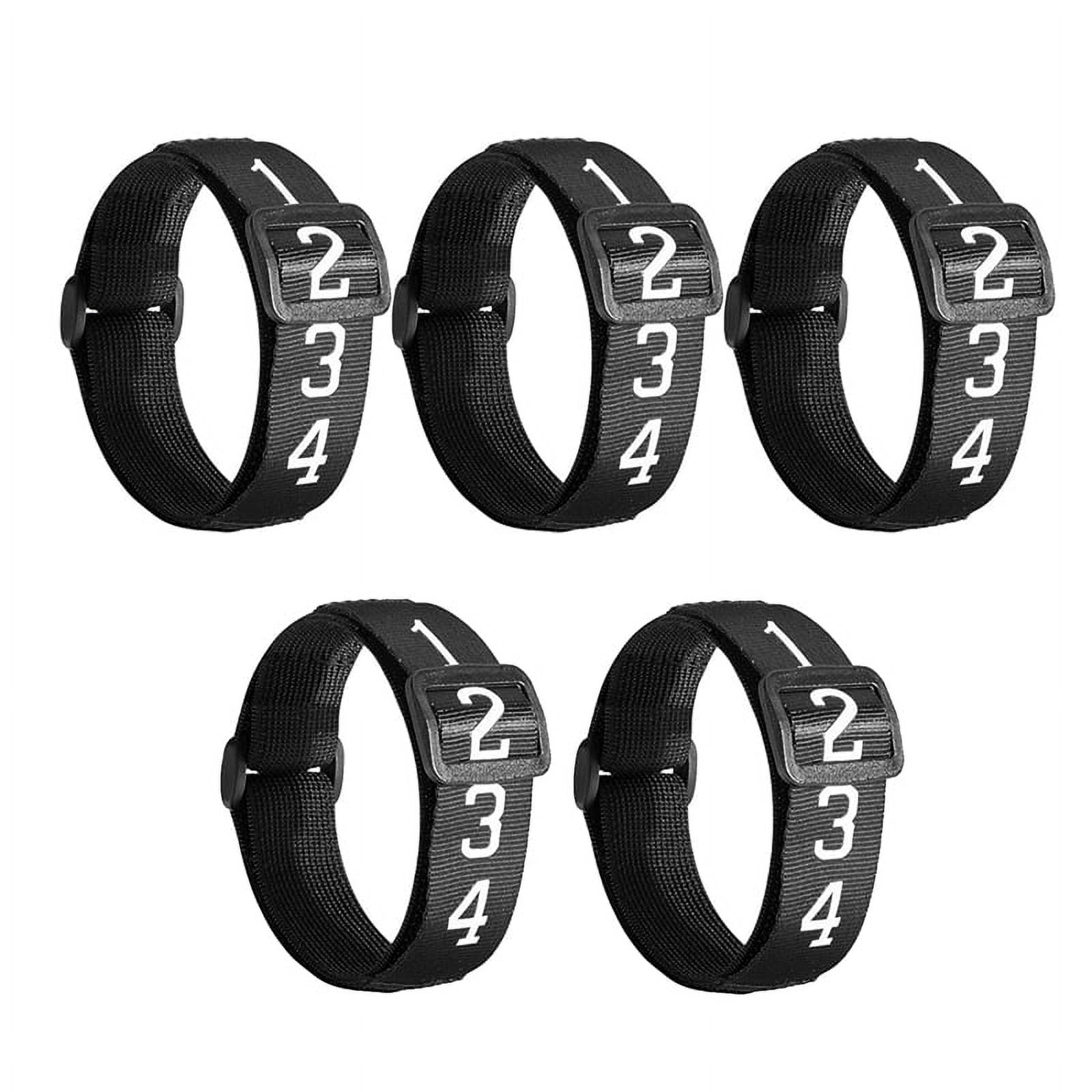 Football Referee Gear, Football Numbered Wrist Down Indicator Football Markers for Head Linesman