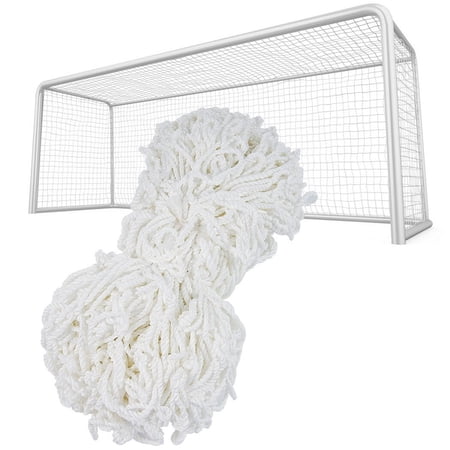 Football Replacement Goal Net, 12x6ft Impact-Resistant Polypropylene Heavy-Duty Soccer Goal Post Netting for Sports Match Training Practice