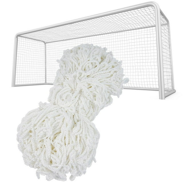 Portable 12x6ft Football Goal Net, HeavyDuty Polypropylene for Youth