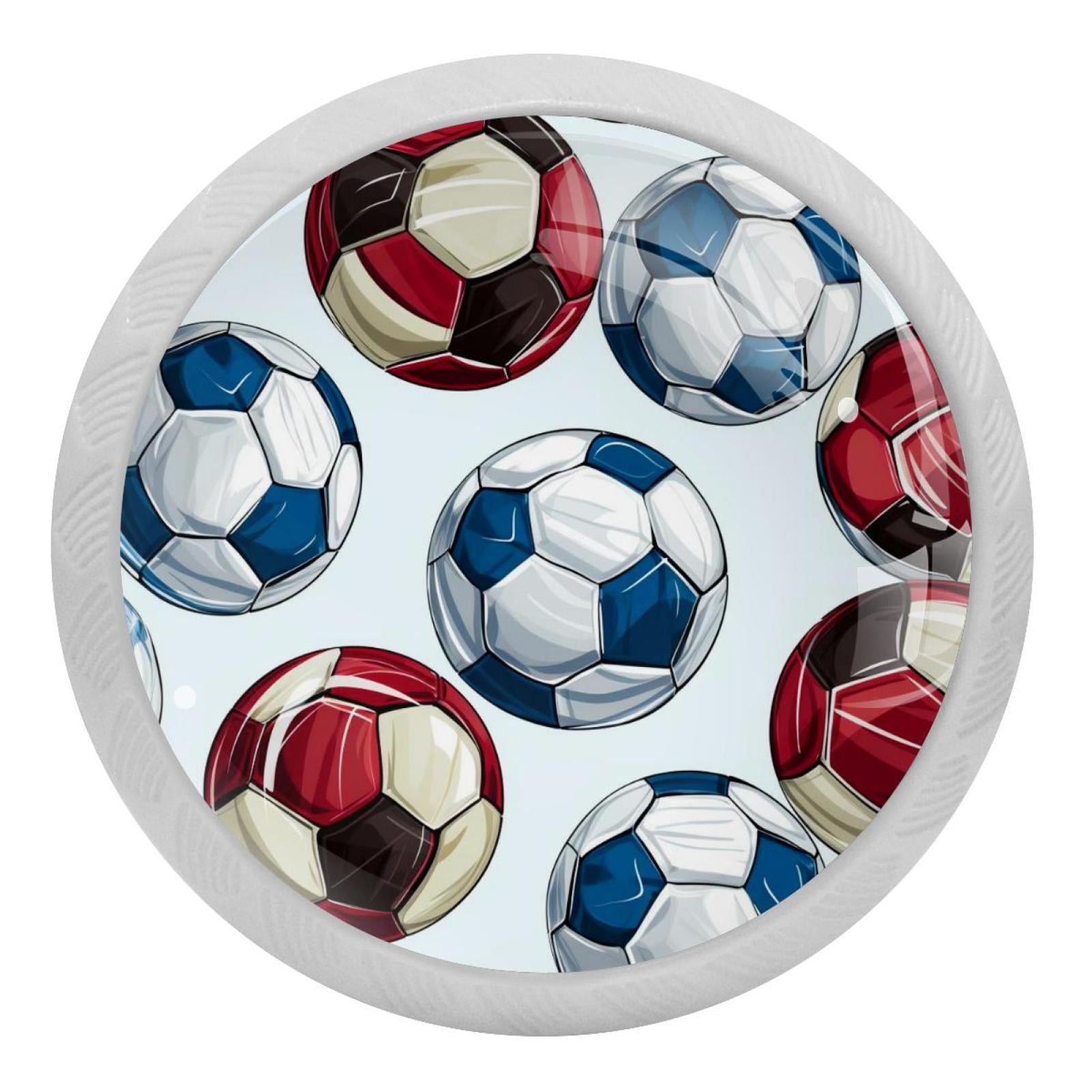 Football Round GlowintheDark Dresser Hardware Pack Fluorescent