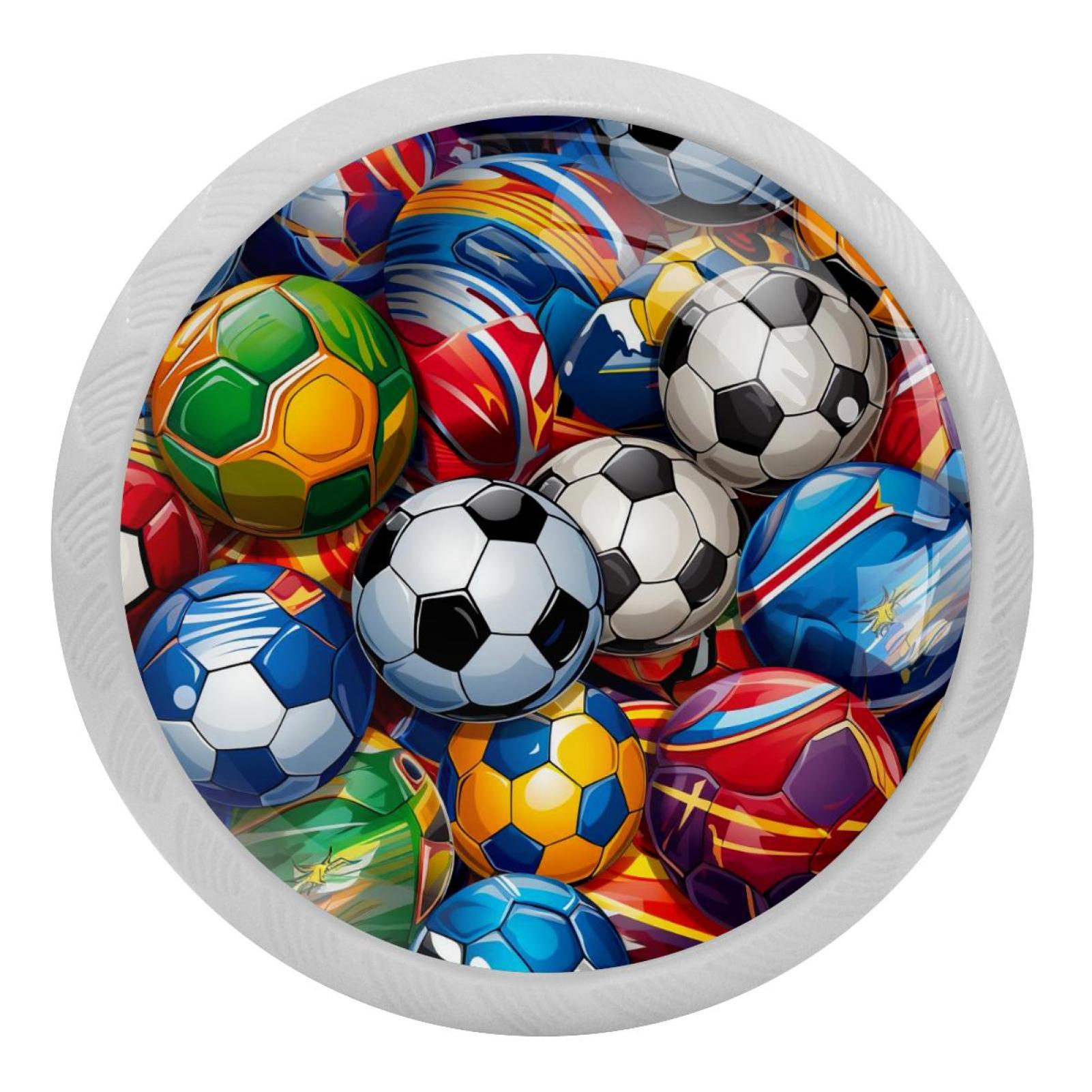 Football Round GlowintheDark Dresser Knobs Fluorescent Drawer Pulls