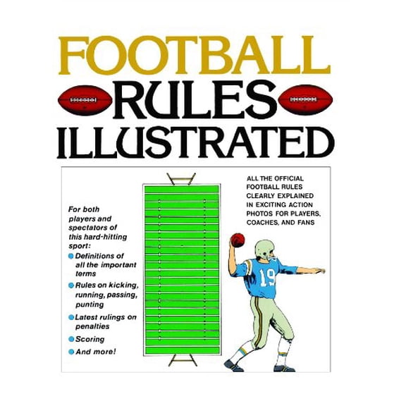 Pre-Owned Football Rules Illustrated (Paperback) 9780671612955