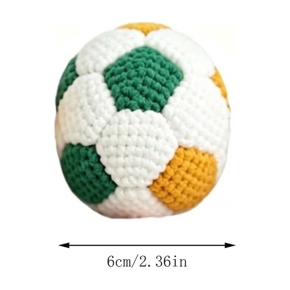 Football Sandbag Beginner Juggling Bean Bag Set Handmade Multicolor Cloth Footbag Hac-Sacks Toss Ball
