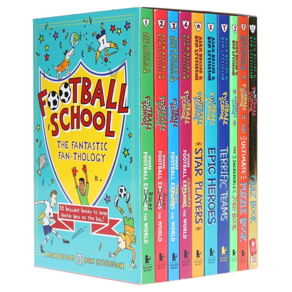 Football School Fantastic Fan-Thology 10 Books Box Set Bellos & Lyttleton - Paperback