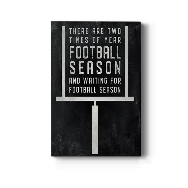 Football Season Premium Gallery Wrapped Canvas - Ready to Hang - 32 x 48