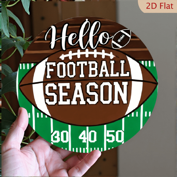 Football Signs for Home and Sports Decor
