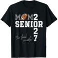 thumbnail image 1 of Football Senior Mom 2027 The Final Quarter Class Of 2027 T-Shirt Size S-5XL, 1 of 4