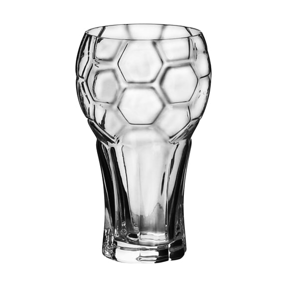 Football Shaped Beer Mug, 3D Soccer Texture Glass Cup for Sports Viewing, 16Oz Game Day Drinkware for Tailgate Bbq, Perfect Gift for Soccer Fans And Athletic Supporters, Football Beer Mug *1 Piece