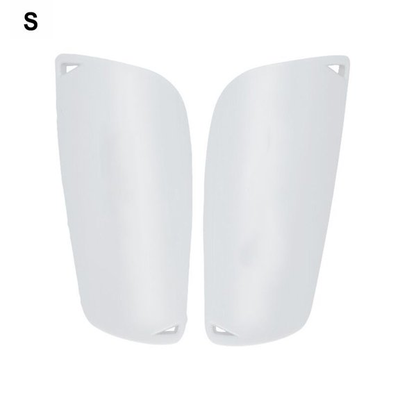 Football Shin Guards Sports Shin Guards Thickened Double Layer Insert Guards White