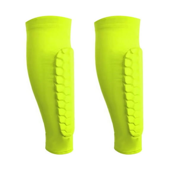 Football Shin Pad Shock Absorption Compression Sleeve Shin Guards Breathable Soccer Shin Guards For Kids Teens Adults