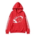 thumbnail image 1 of Football Shirts for Women Rugby Shirt Women Graphic Hoodie Oversized Hoodies for Women Long Sleeve V Neck Tops for Women Cute Hoodies Fall Sweaters for Women Summer Hoodies for Women, 1 of 7