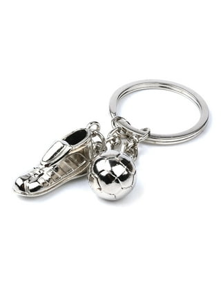 No Boundaries Cherry Puff Key Ring with Clip, Red