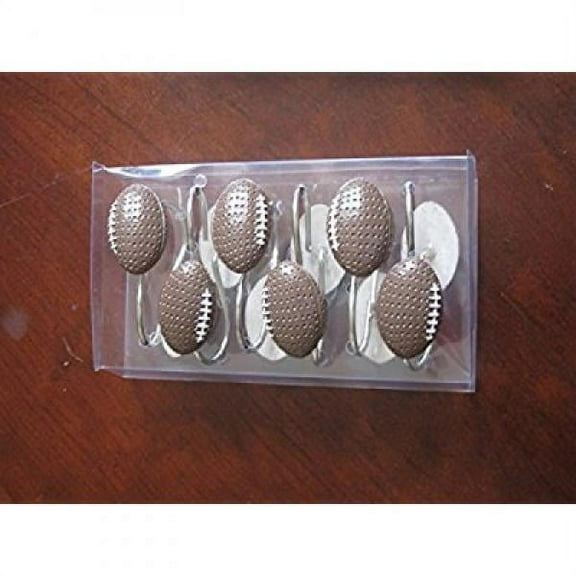 Football Shower Curtain Hooks