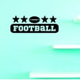 thumbnail image 1 of Football Sign Team Sports Boy Teen Vinyl Wall Decal Sticker 16x40 Inches, 1 of 2