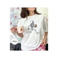 thumbnail image 1 of Football Skeleton T-Shirt, Running Skeleton Playing Football Tee, Halloween Sports Shirt, Gift for Football Lovers, Unique Tee, 1 of 10