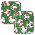 thumbnail image 1 of Football Soccer Ball on Green 2 Pack LED Motion Sensor Night Light Plug into Wall Auto Dusk to Dawn Adjustable Brightness for Kids Bedroom Hallway Nursery Room, 1 of 7