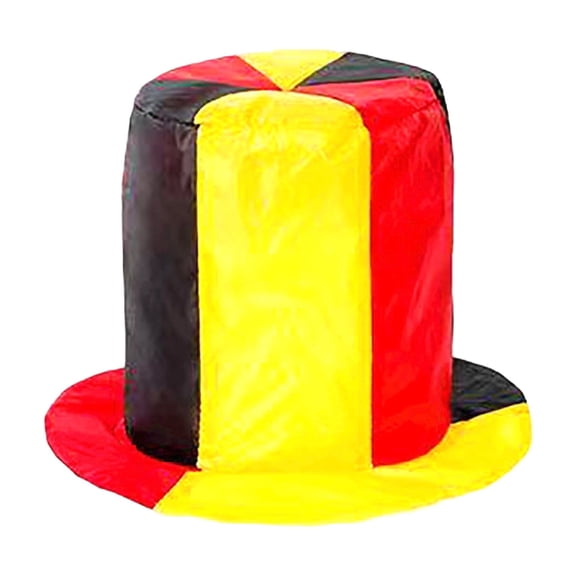 Football Soccer Fan Velvet Hat Flag Fan Party Hat Soccer Football Fans Hat Cheer Headdress World Football Game Prop Rave Hat (Germany - B)