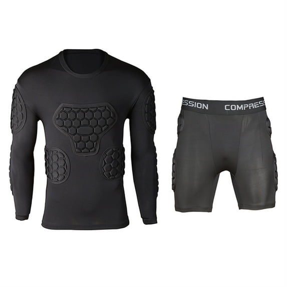 Football Soccer Goalkeeper Training Pants Goalie Jerseys Kit Clothing Knee Elbow Padded All-round Alveolate Protector Gear Pantalón Portero Fútbol