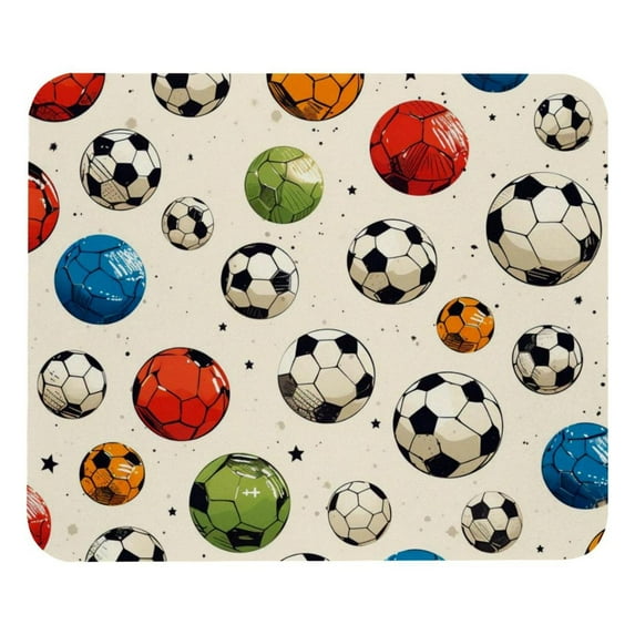 Football Soccer Mouse Pad, Smooth Mouse Mat, Computer Mouse-pad for Wireless Mouse