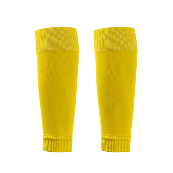 Football Socks Anti-friction Foot Protector Socks for Outdoor (Yellow Adult )