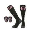 thumbnail image 1 of Football Socks with Mini Shin Guards for Adults & Kids - Cushioned Ankle Grip,Moisture-Wicking Polyester,Team Print Miami Design, 1 of 6