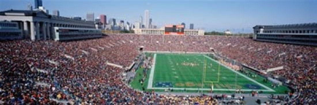 Football Soldier Field Chicago Illinois USA Canvas Art - Panoramic Images (36 x 12)