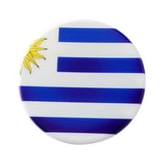 Football Souvenirs Cup Coaster Creative Cup Pads Non-slip Placemats Flag Style (Uruguay)