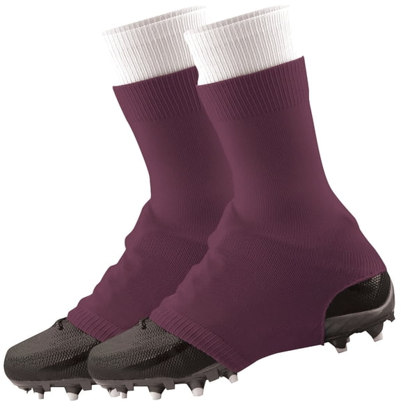 Football Spat Cleat Covers (Maroon, Medium)